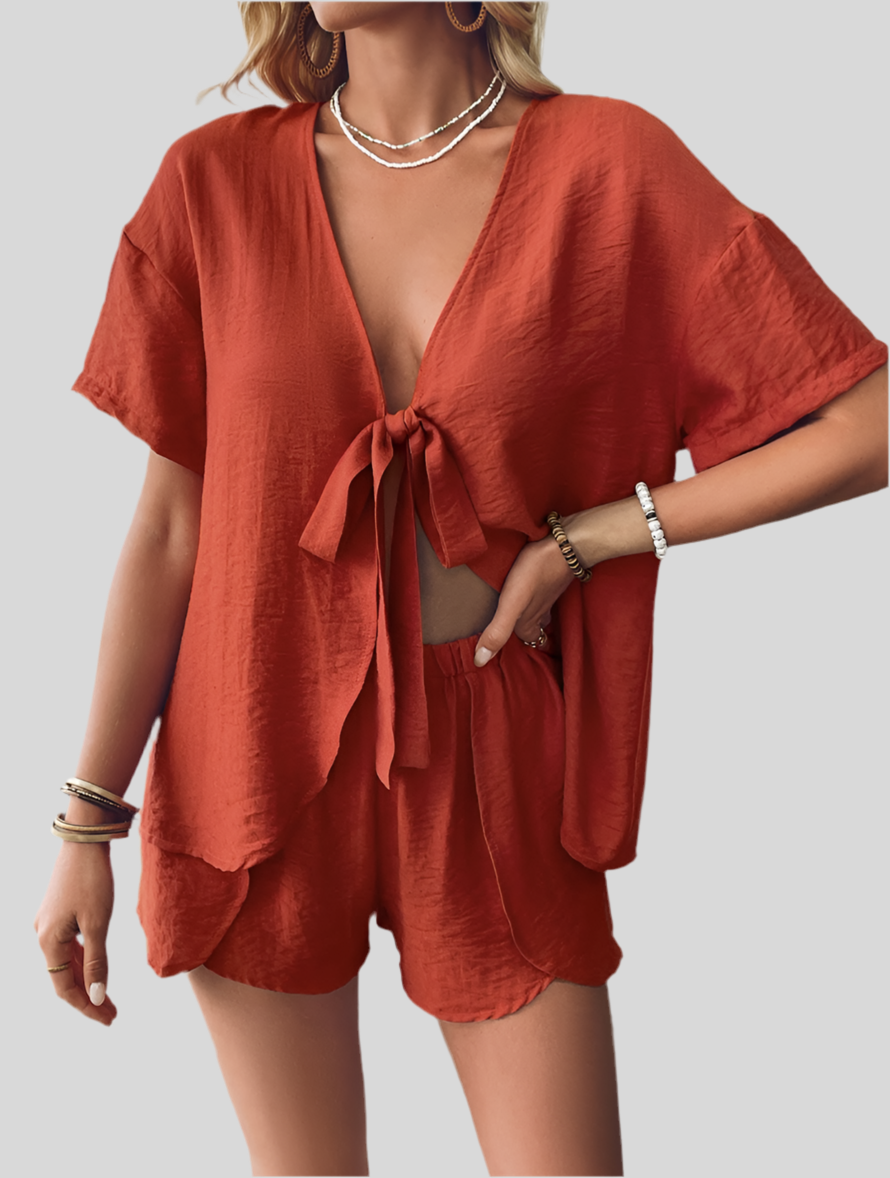 Tie-Up Shorts - Sett
