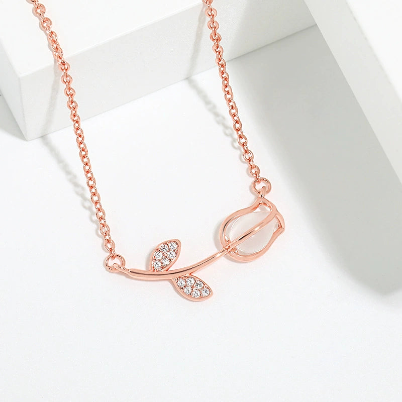 Opal Glow - Rose kjede