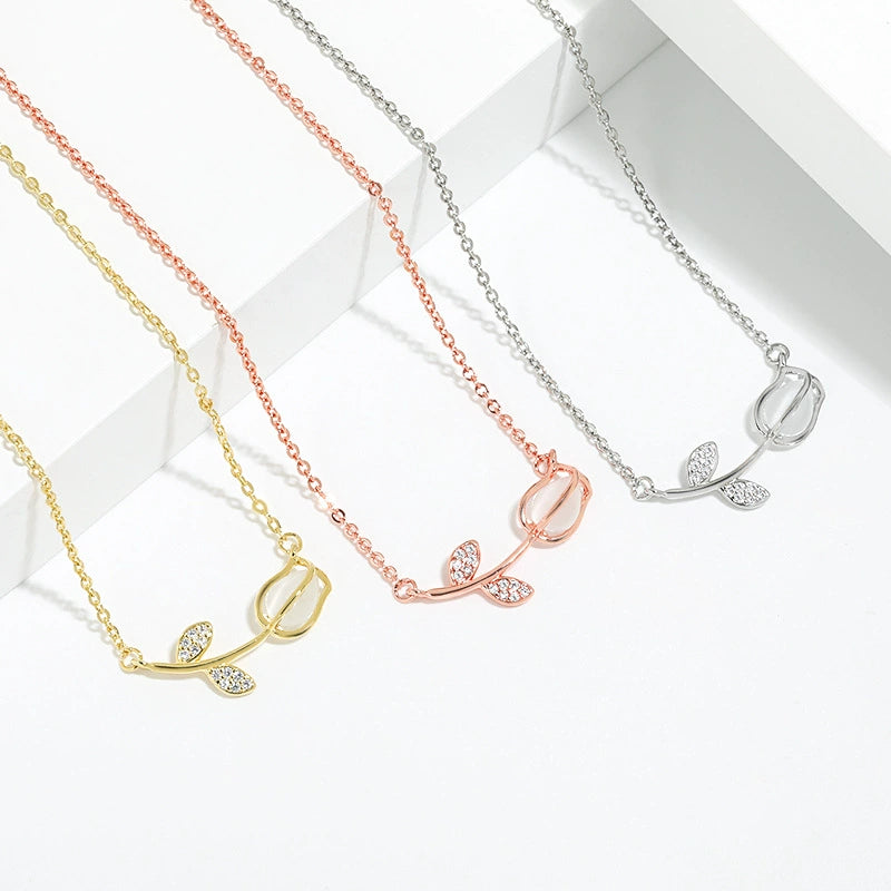 Opal Glow - Rose kjede