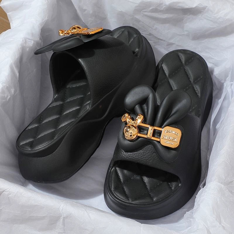 Slippers med Sløyfe