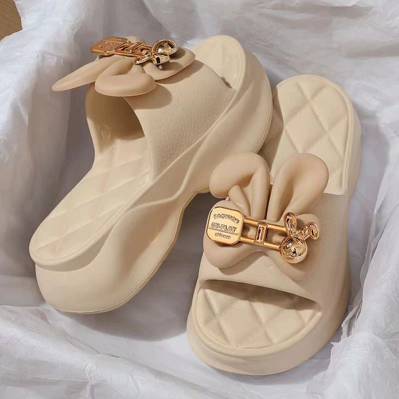 Slippers med Sløyfe