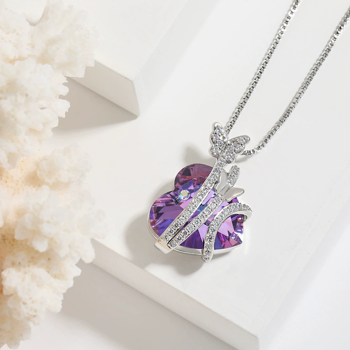 Butterfly Heart - Lilla