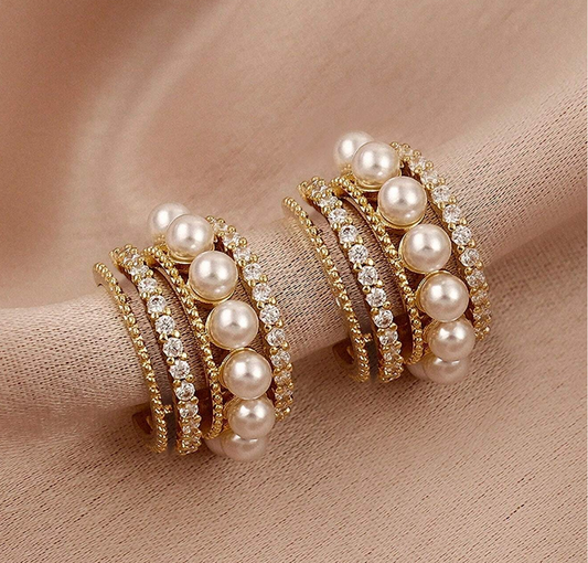 Øreringer Med Perler