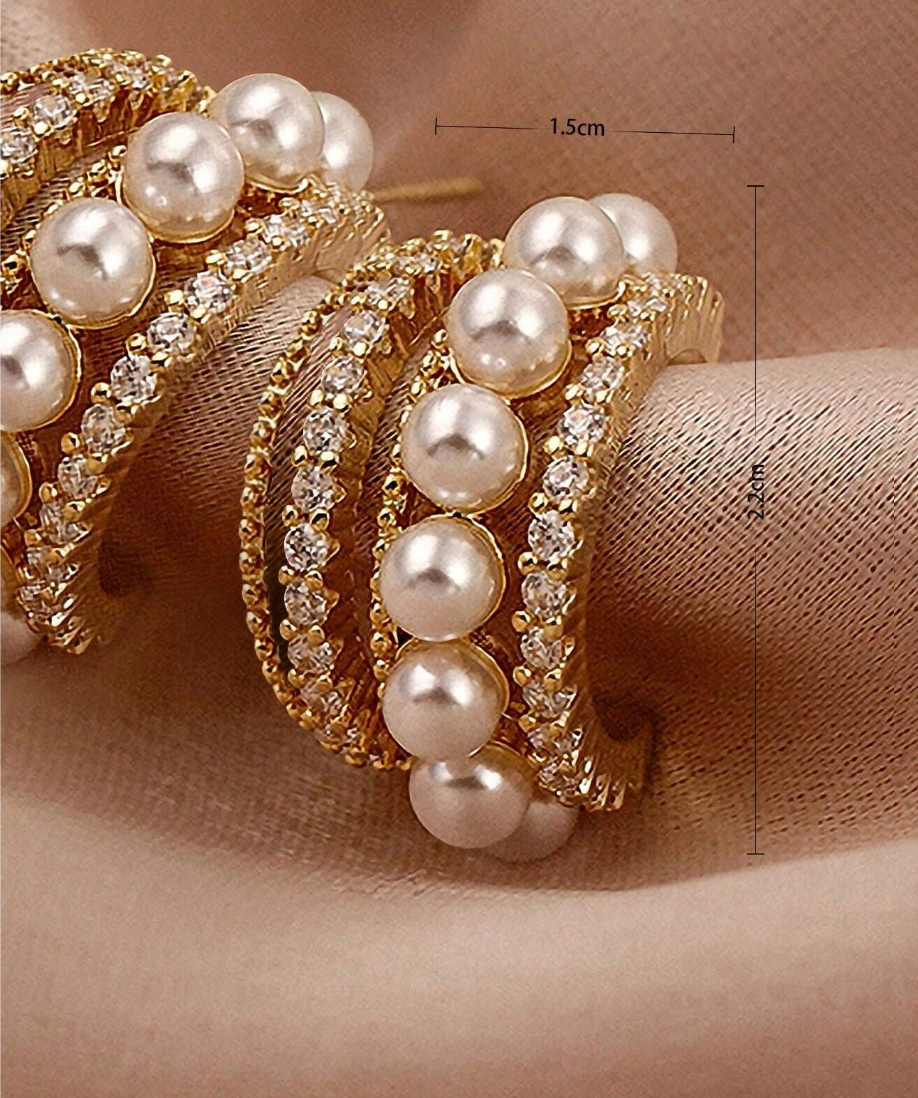 Øreringer Med Perler