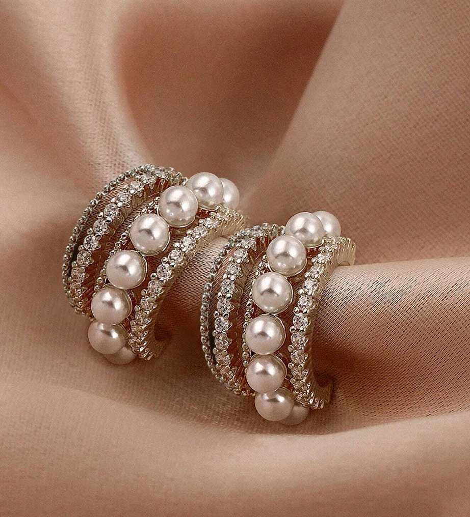 Øreringer Med Perler