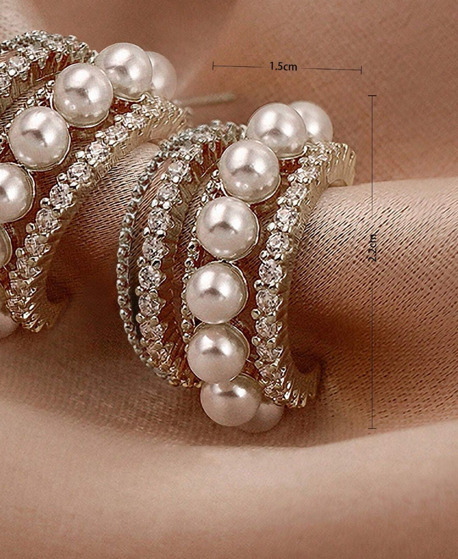 Øreringer Med Perler