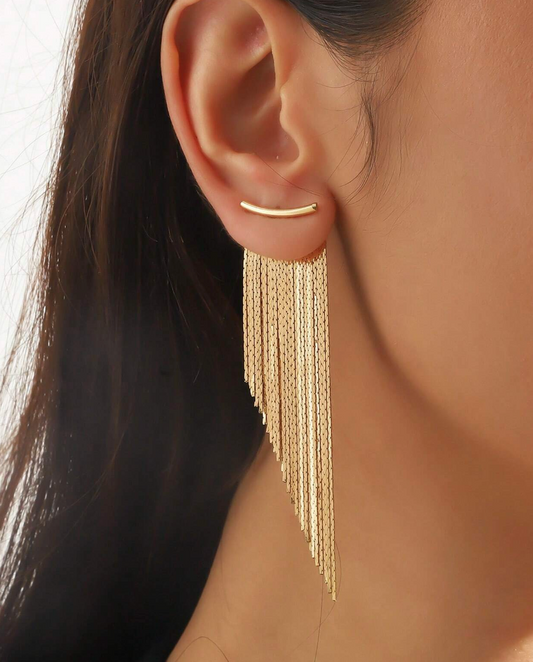 Lange Hengende Øredobber