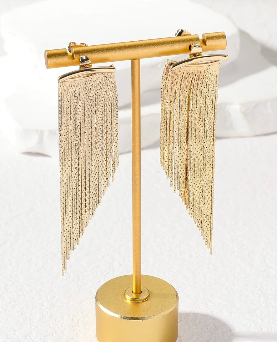 Lange Hengende Øredobber