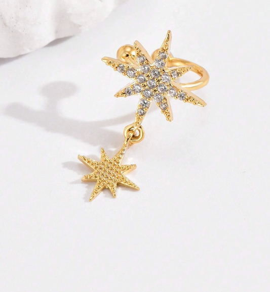 Hengende Stjerne Øredobb