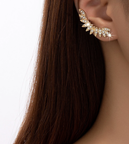 Øredobber med Blomsterblader