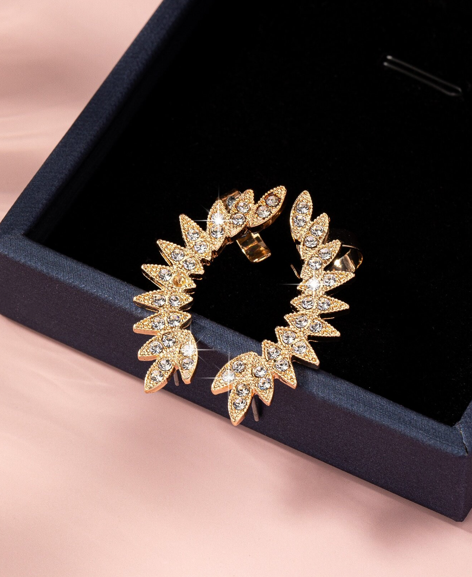 Øredobber med Blomsterblader