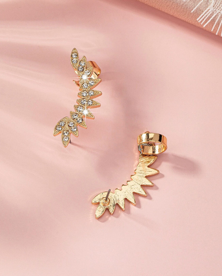 Øredobber med Blomsterblader