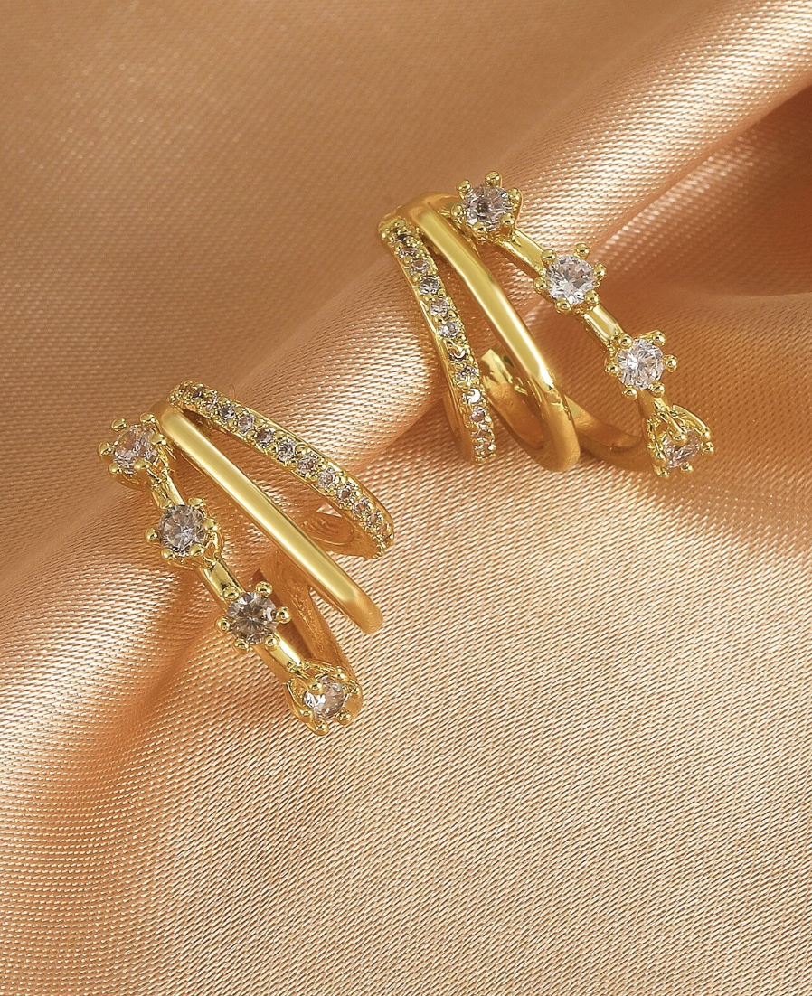 Sammenkoblede Ringer Øredobber