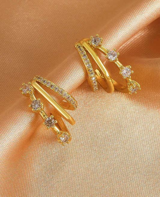 Sammenkoblede Ringer Øredobber