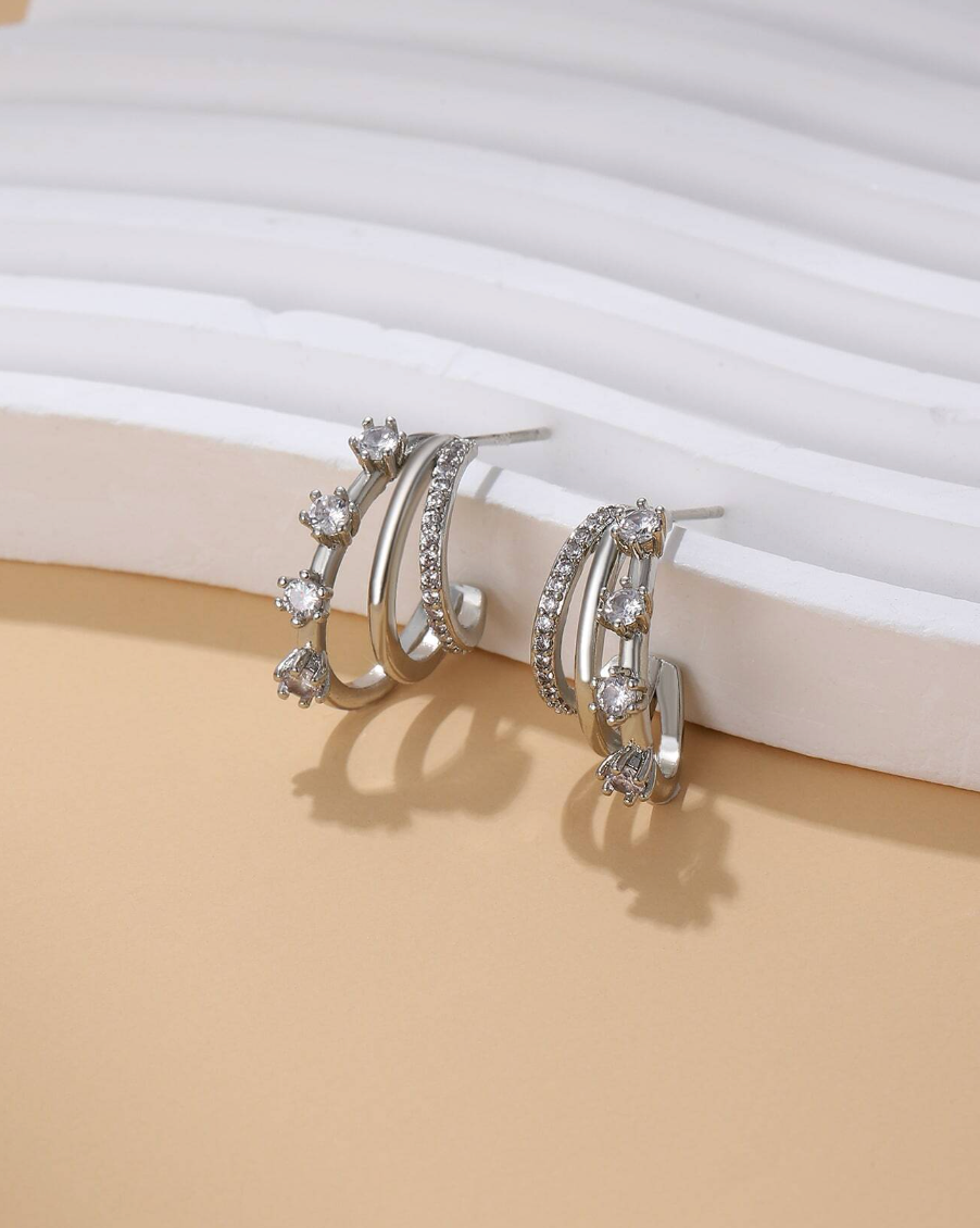 Sammenkoblede Ringer Øredobber