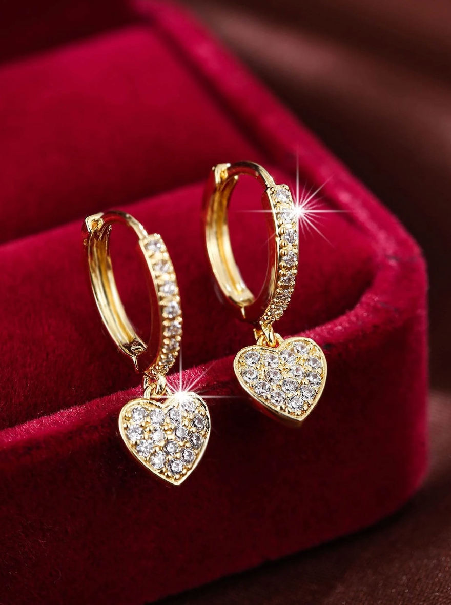 Hengende Hjerte Øredobber