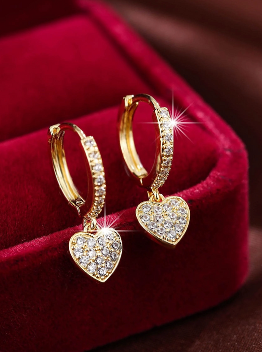 Hengende Hjerte Øredobber