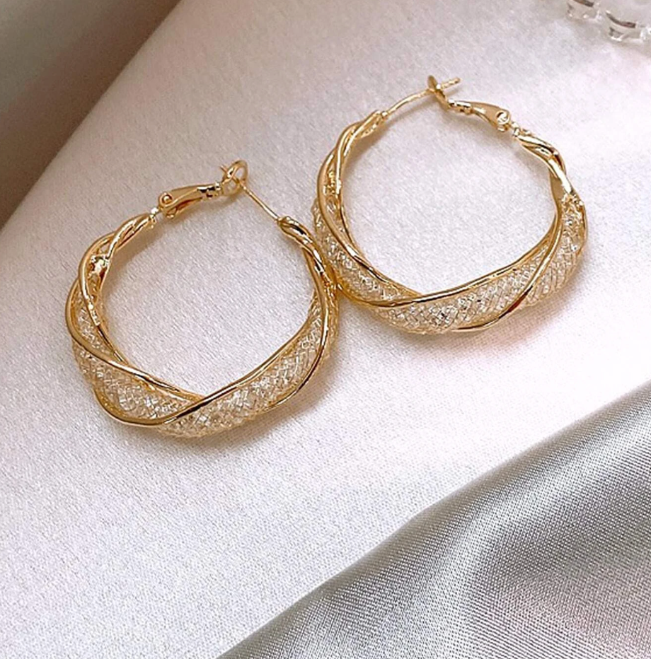 Middels Store Øreringer