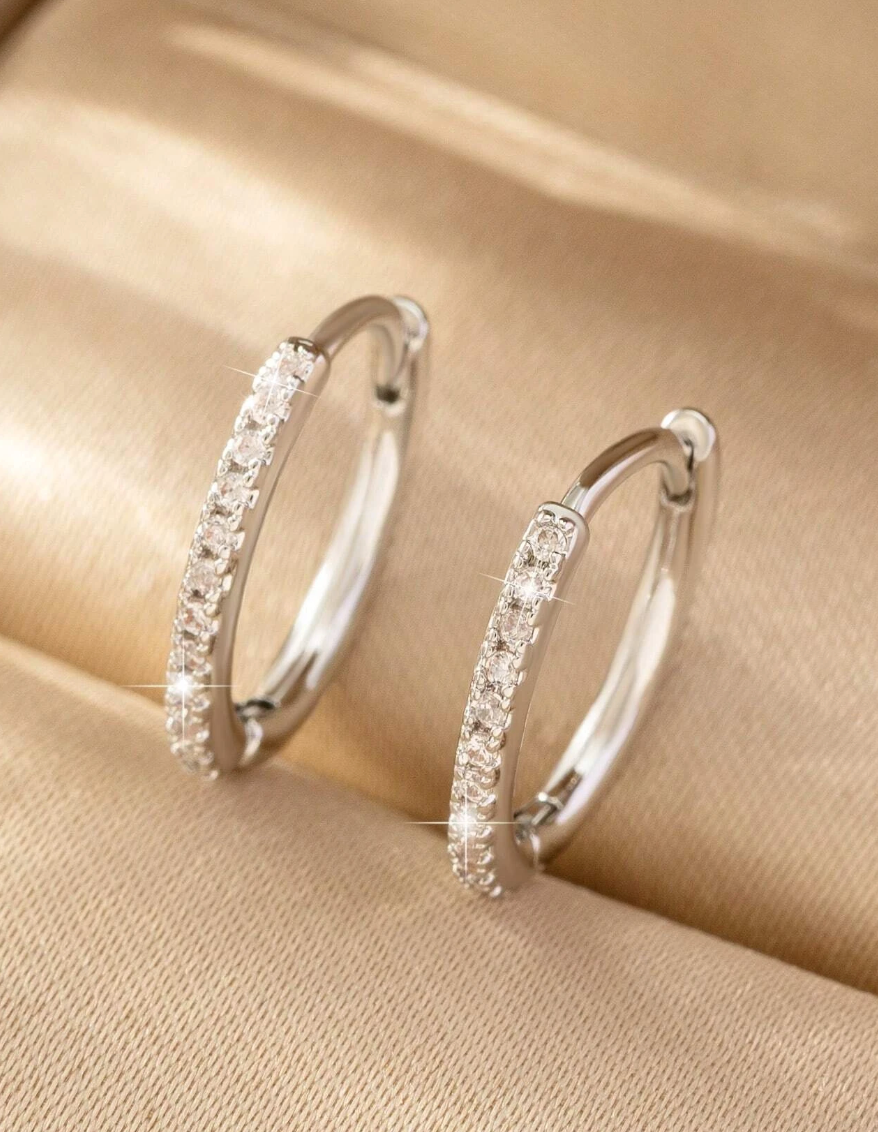 Øreringer Med Diamanter