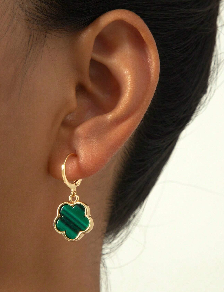 Rose Øredobber i Gull