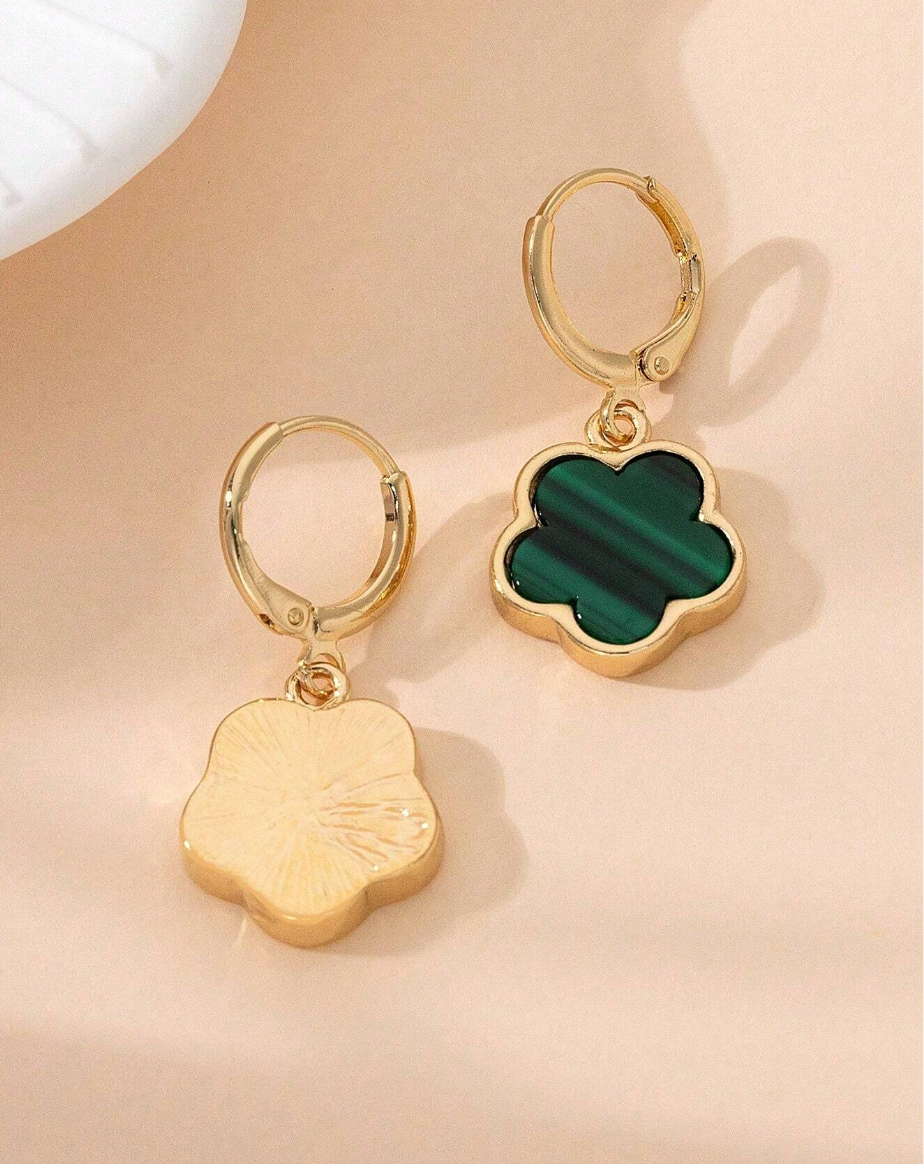 Rose Øredobber i Gull