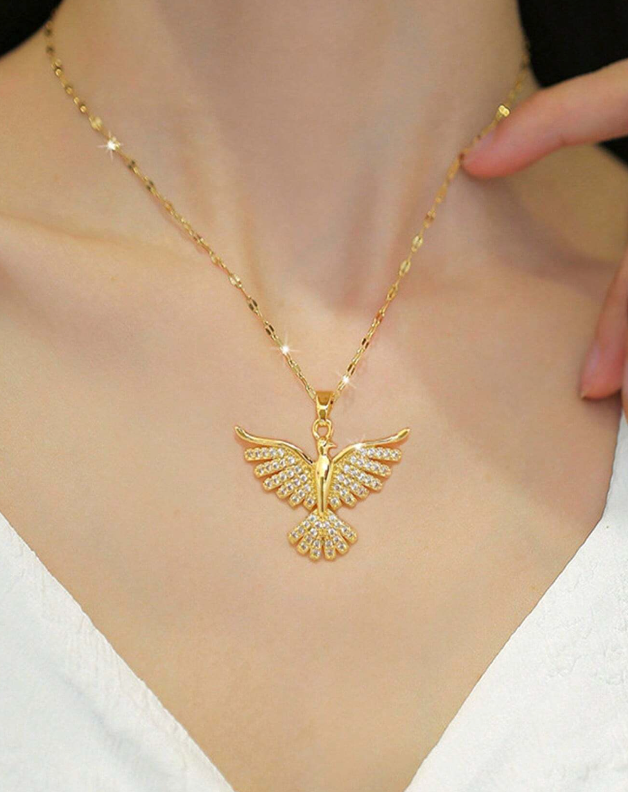 Cubic Zirconia Kjede i Gull