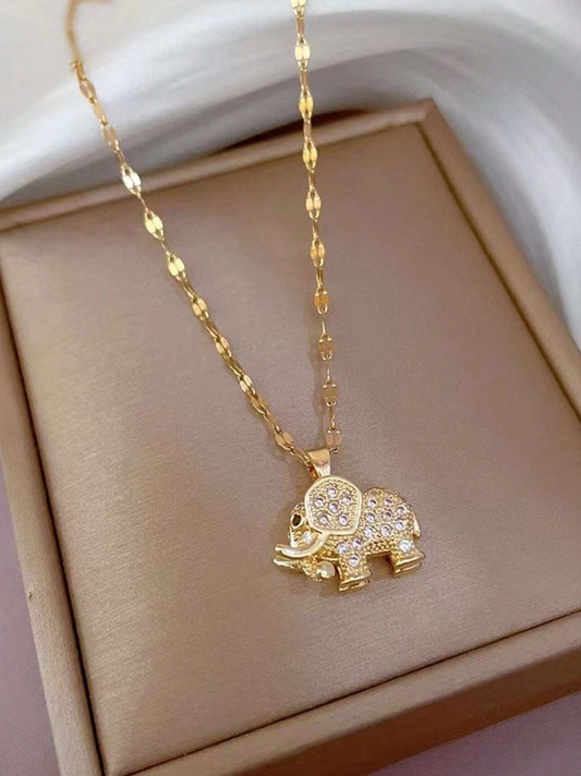 Elephant Grace – Kjede i Gull