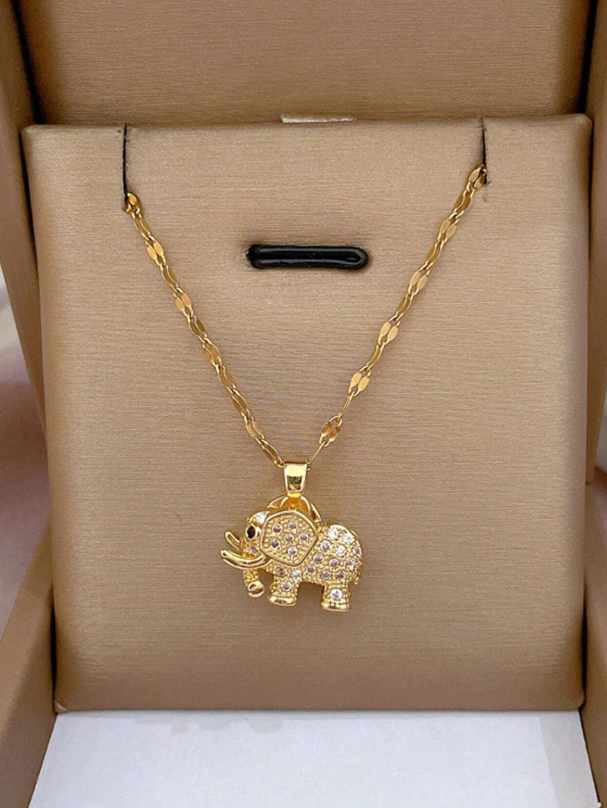 Elephant Grace – Kjede i Gull