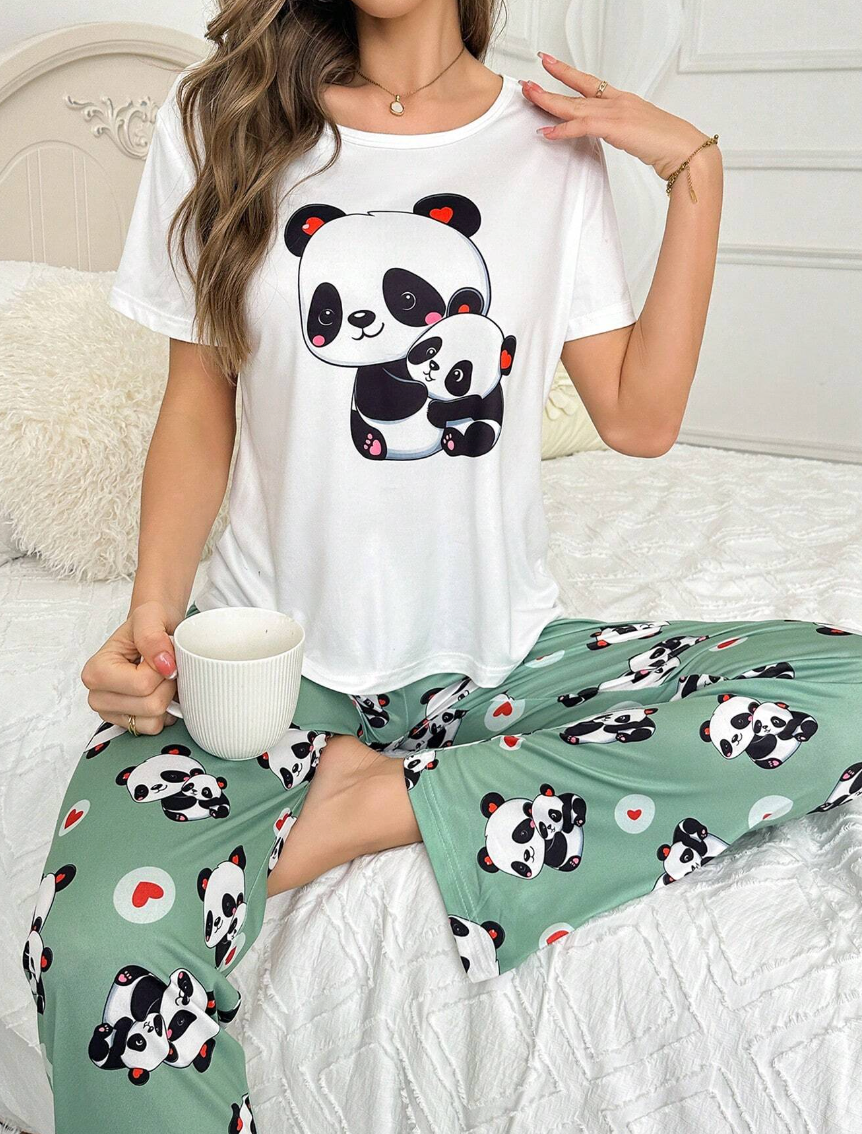 Panda Dreams – T-skjorte & Bukse Pysjsett