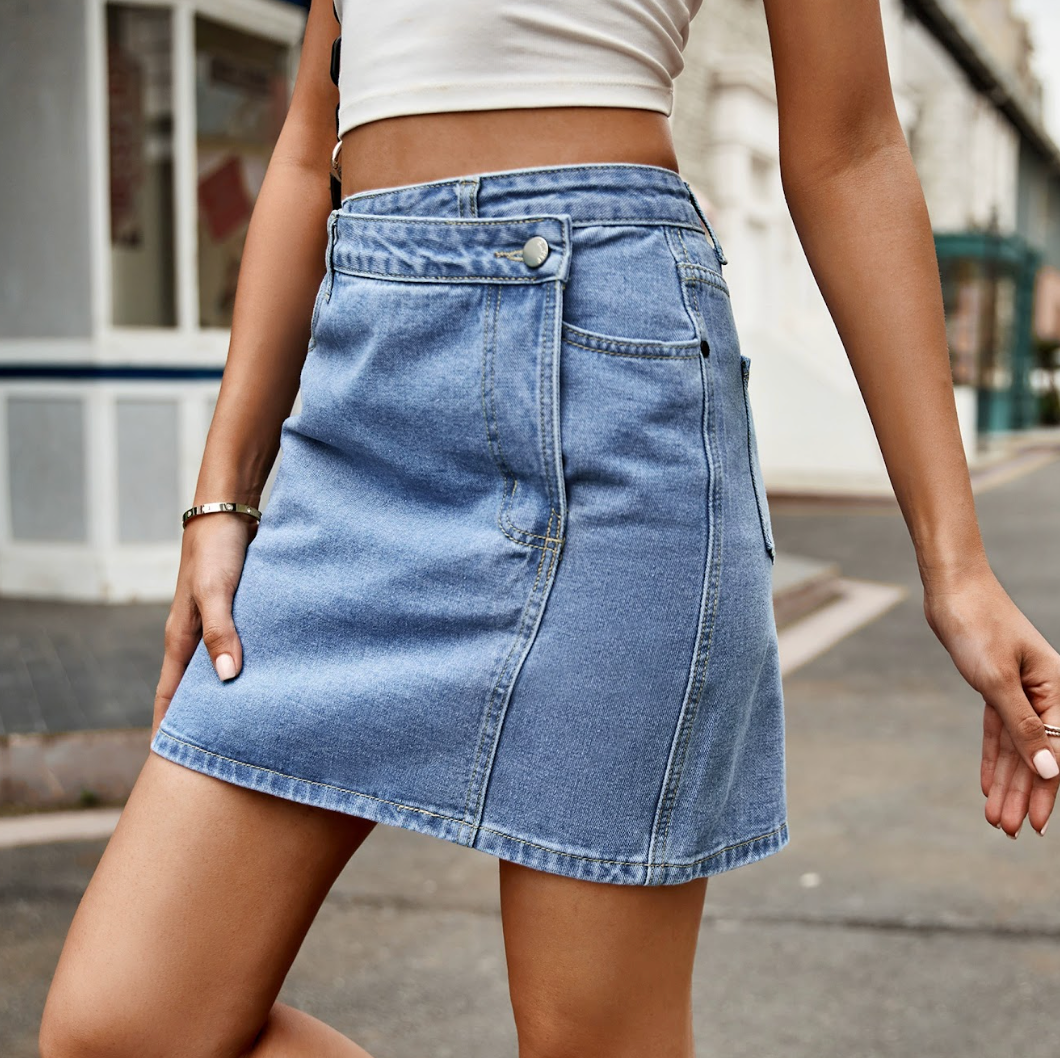 Side Button Denim