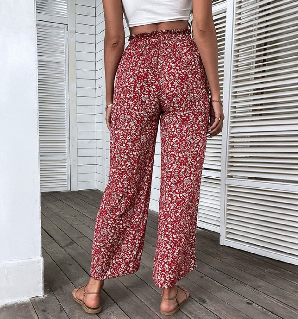 Flora Side-Slit Bukse