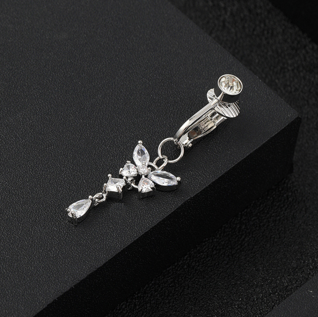 Navlepiercing Glitrende Eleganse