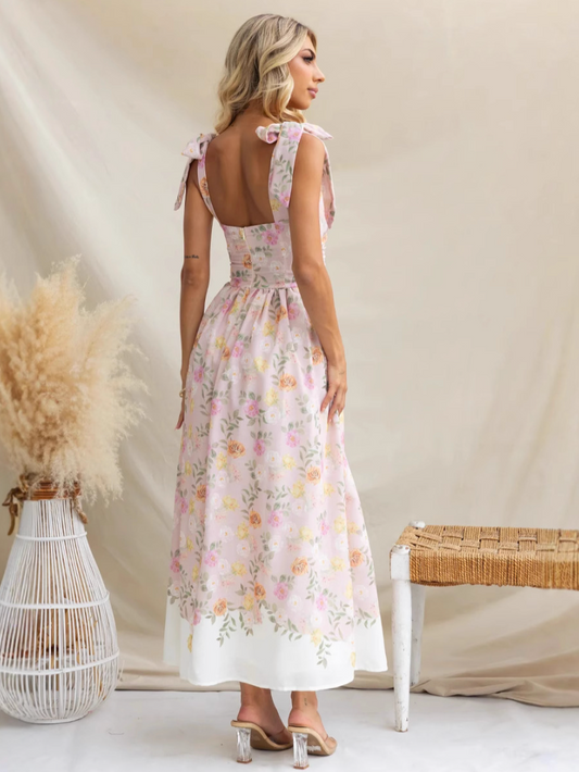 Shoulder Tie Maxi – Ankellang Sommerkjole