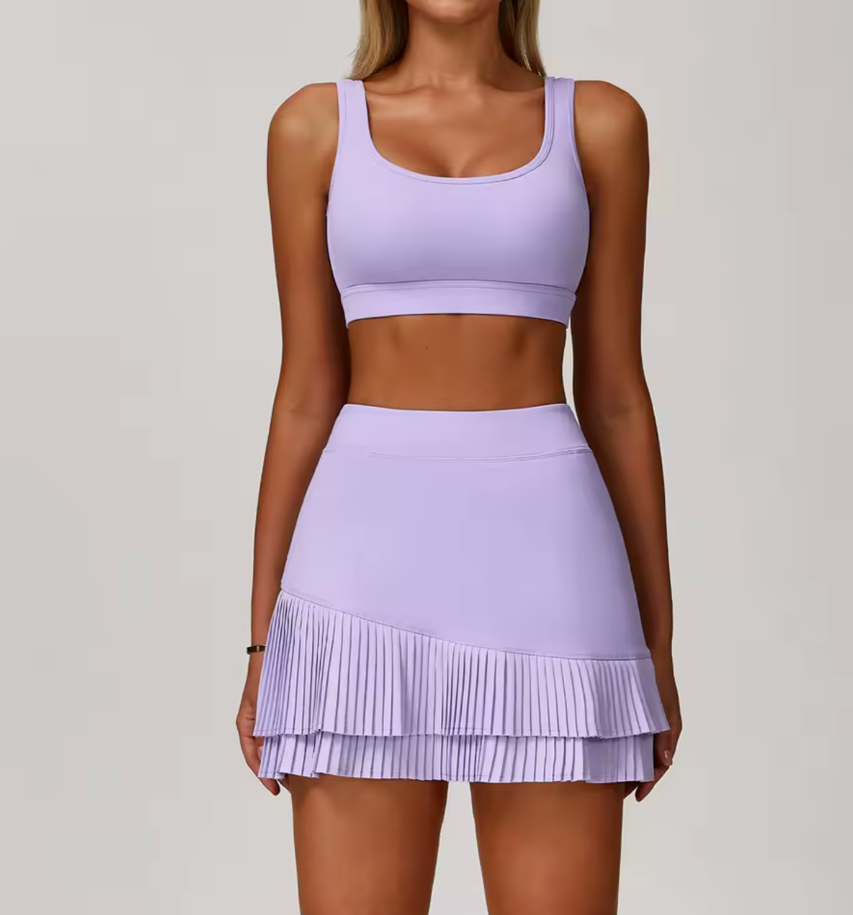 Fleksibelt Activewear Sett - Lilla