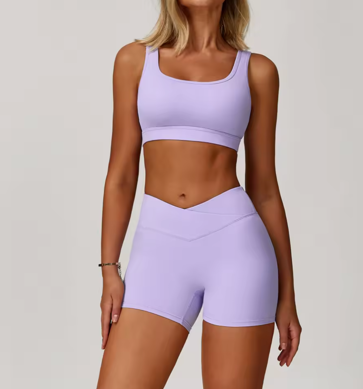 Fleksibelt Activewear Sett - Lilla