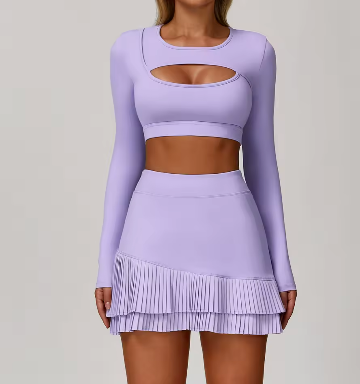 Fleksibelt Activewear Sett - Lilla