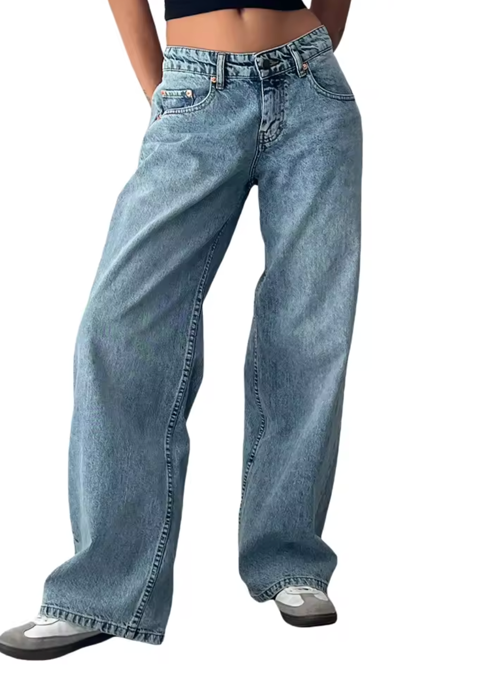 Low Waist Baggy Jeans