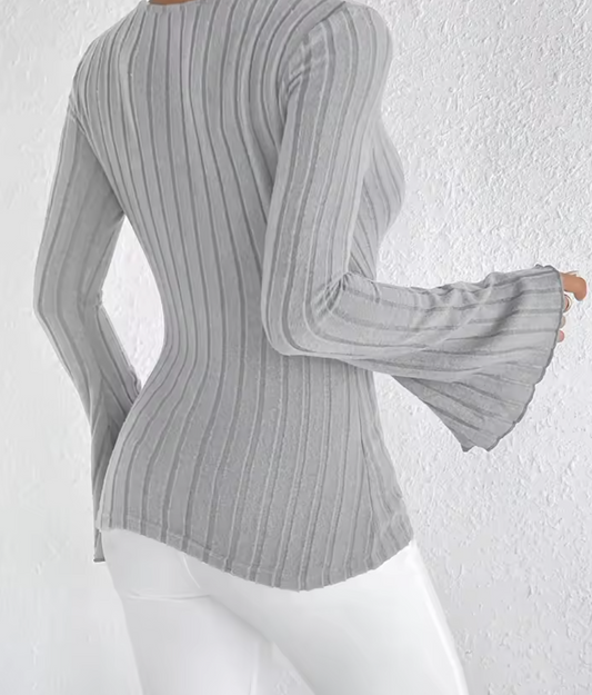 Elara Ease – V-hals topp