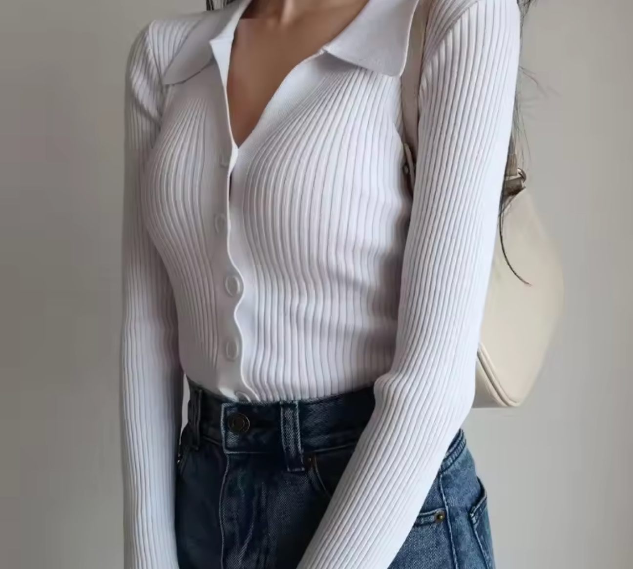 Clara Collar – Langermet Genser