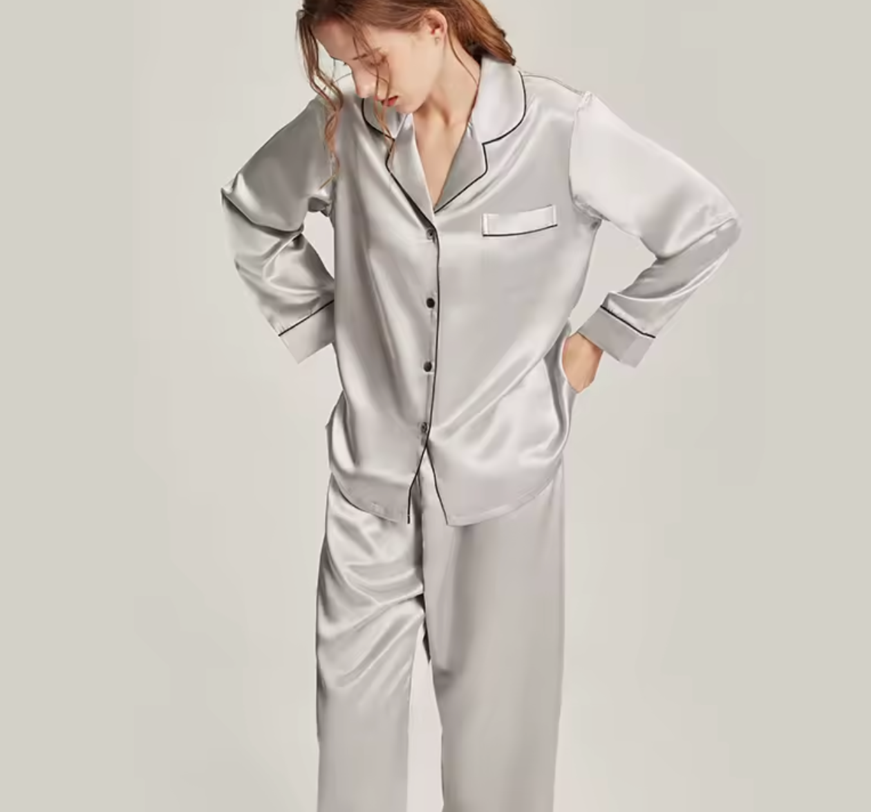 Amara Satin – Pyjamas Sett