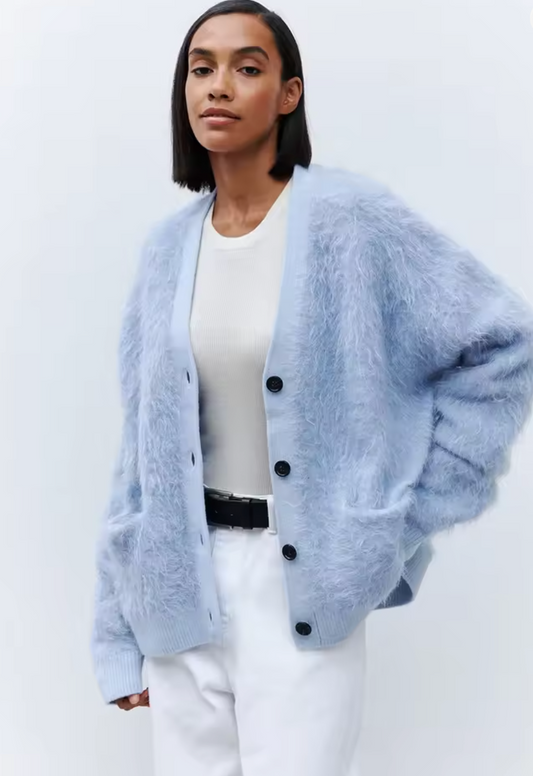 Divora CozyCardi – Varm Cardigan med Knapper