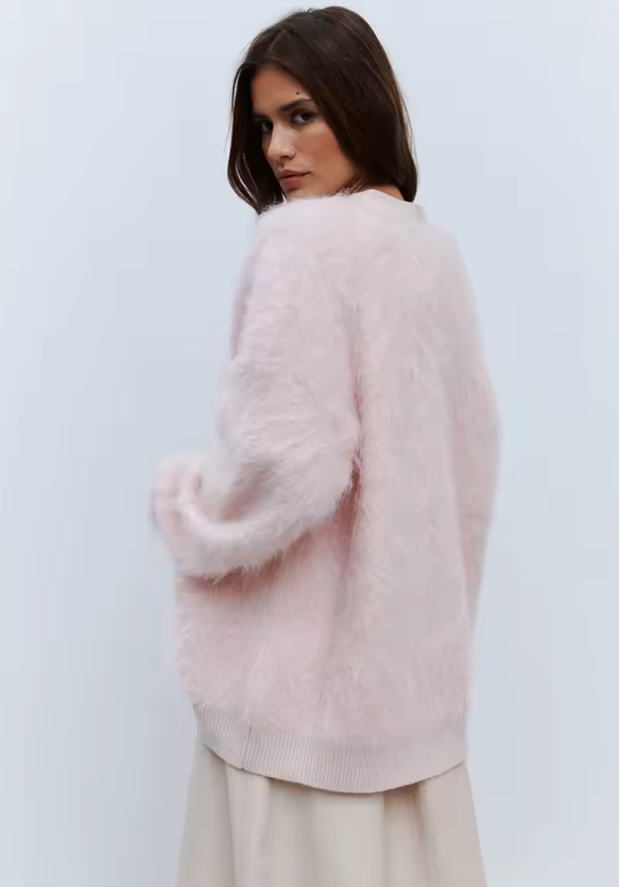 Divora CozyCardi – Varm Cardigan med Knapper