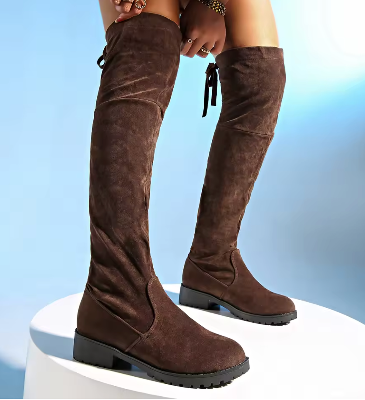 Elara Boots – Boots med Knyte Bak