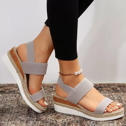 Sandaler med Volangkant