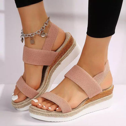 Sandaler med Volangkant