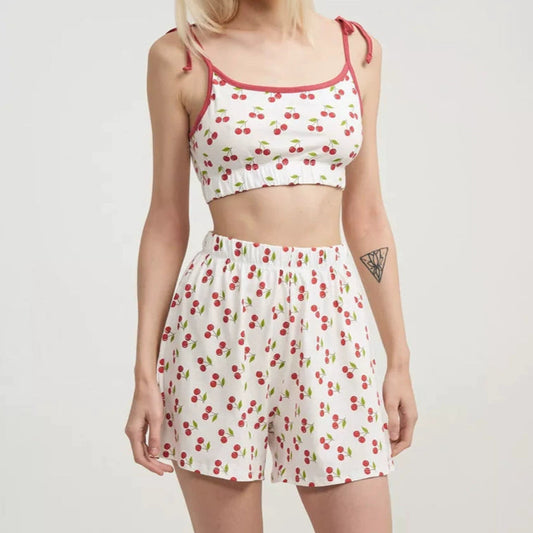Cherry Bliss – Shorts & Kort Singlet