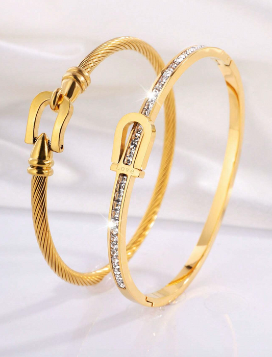 Sofia Gold Bracelet Sett