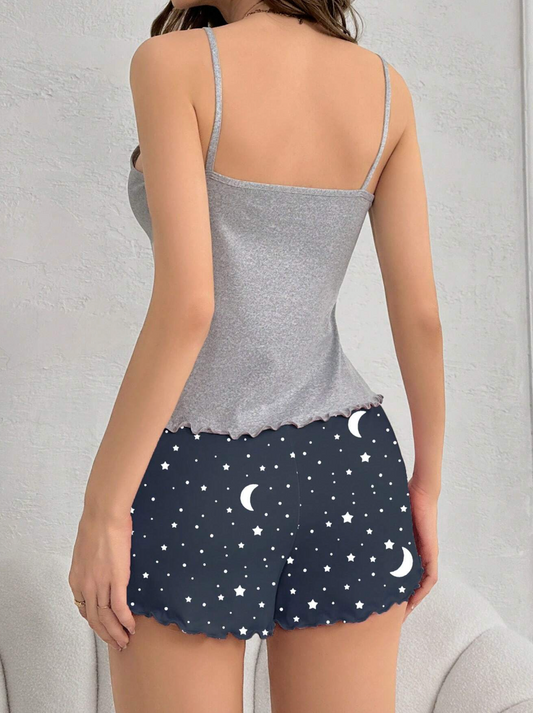 Starry Night – Singlet & Shorts Pysjsett