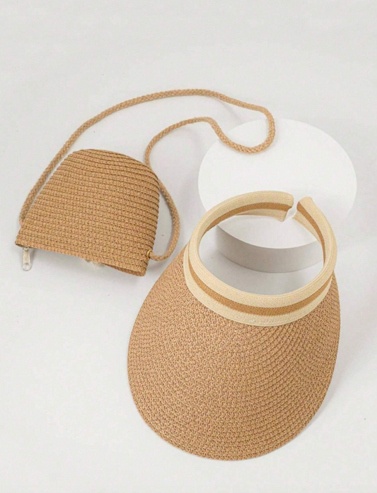 Solskinn Duo – Visor og Mini Strandveske