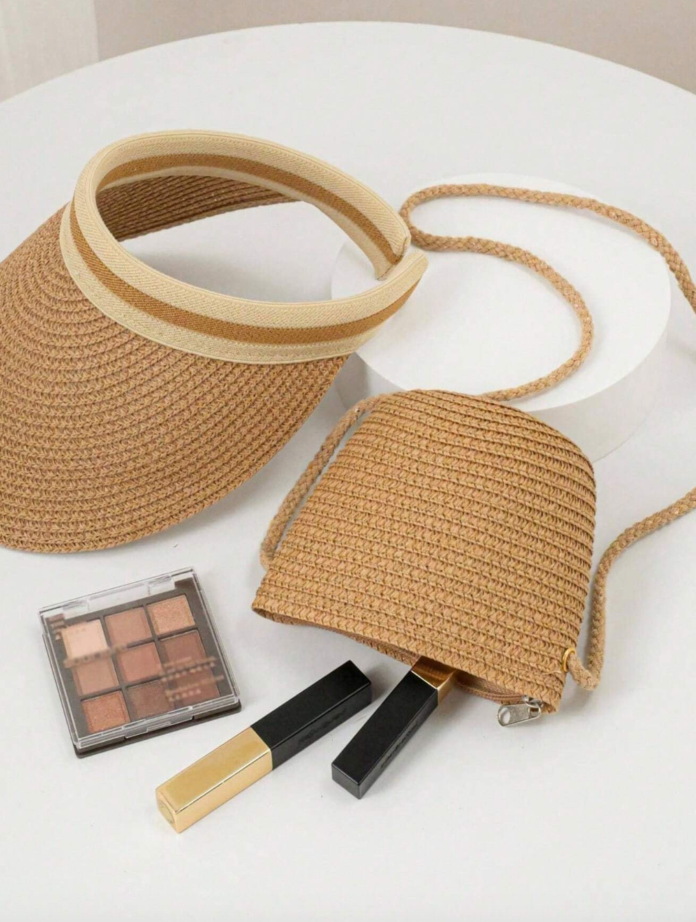 Solskinn Duo – Visor og Mini Strandveske